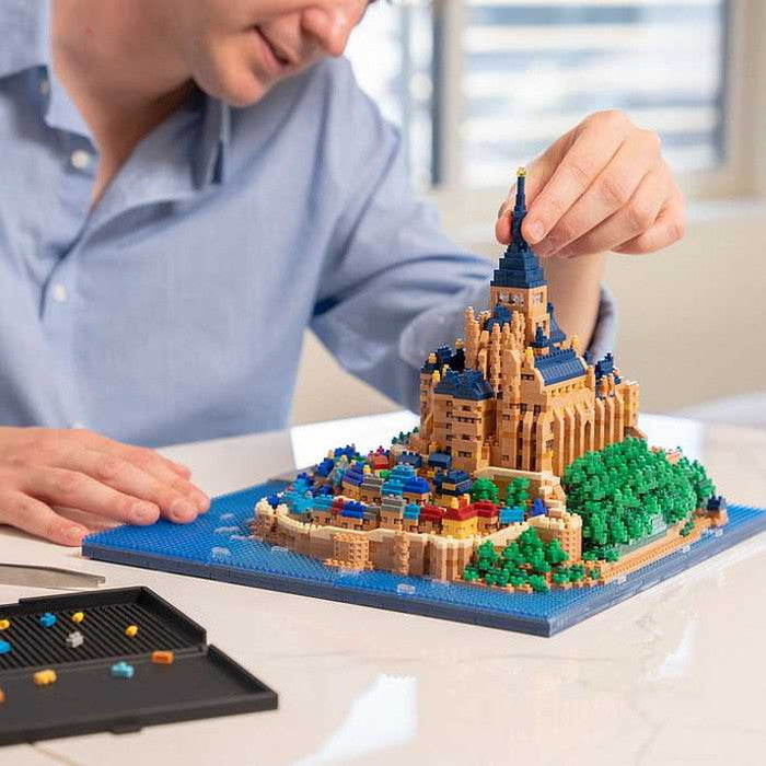 【予約商品 4月1日まで先行販売】ナノブロック モン・サン・ミシェル デラックスエディション カワダ(代引不可)