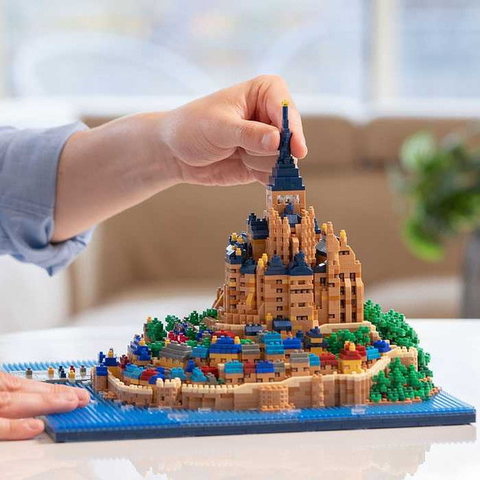 【予約商品 4月1日まで先行販売】ナノブロック モン・サン・ミシェル デラックスエディション カワダ(代引不可)