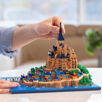 【予約商品 4月1日まで先行販売】ナノブロック モン・サン・ミシェル デラックスエディション カワダ(代引不可)