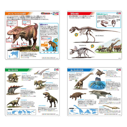 パイロットコーポレーション こたえがでてくる!おふろでスタディ!学研の図鑑LIVE恐竜 おもちゃ(代引不可)