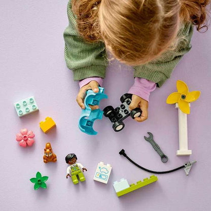 LEGO デュプロのまち 風力タービンと電気じどうしゃ(代引不可)