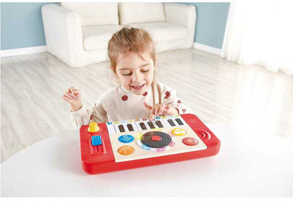 ハペ リズミカルDJスタジオ ピアノ 楽器 リズム 楽器遊び 玩具 おもちゃ トイ 知育おもちゃ ギフト ホビー おうち遊び 室内遊び キッズ 教育玩具 男の子 女の子 自宅遊び プレゼント 遊び(代引不可)