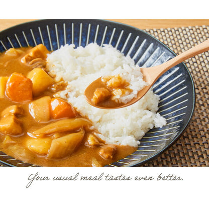 【食洗機対応】カレースプーン 5本セット 18cm 木製 漆塗り 白木 天然木 カレー スープ スプーン おしゃれ カフェ風 ナチュラル ブラウン カトラリー 漆器 軽い 軽量 洗える 北欧(代引不可)