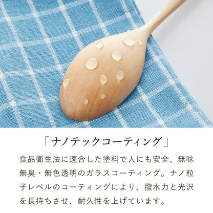 【食洗機対応】カレースプーン 5本セット 18cm 木製 漆塗り 白木 天然木 カレー スープ スプーン おしゃれ カフェ風 ナチュラル ブラウン カトラリー 漆器 軽い 軽量 洗える 北欧(代引不可)