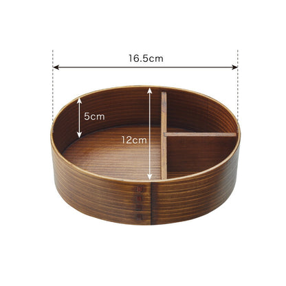 曲げわっぱ 弁当箱 高背小判型 天然木 700ml 1段 お弁当箱 ランチボックス 仕切り バンド付き まげわっぱ ブラウン 漆塗り オーバル 楕円 かわいい 可愛い おしゃれ(代引不可)