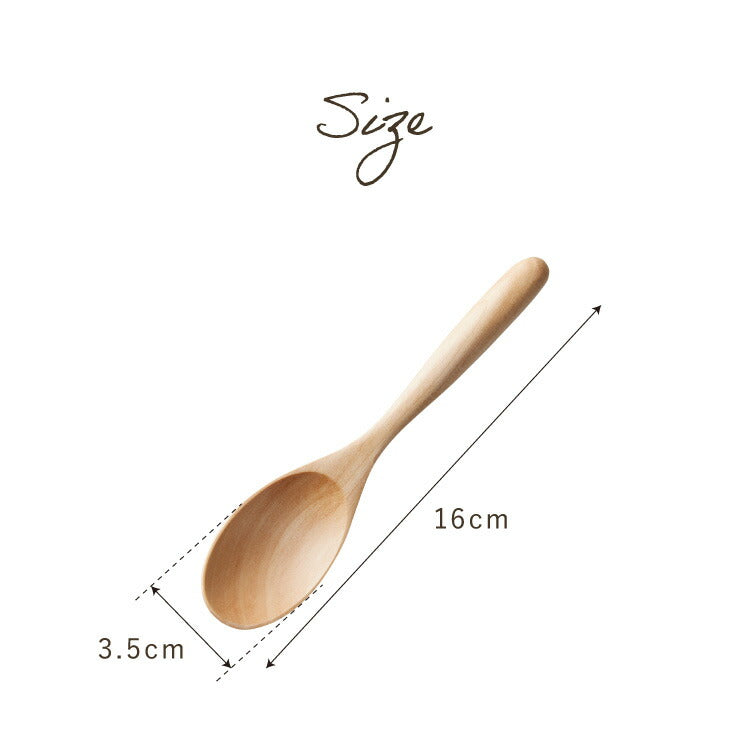 【食洗機対応】マルチスプーン 5本セット 16cm 木製 漆塗り 白木 天然木 カレー スープ スプーン おしゃれ カフェ風 ナチュラル ブラウン カトラリー 漆器 軽い 軽量 洗える 北欧(代引不可)