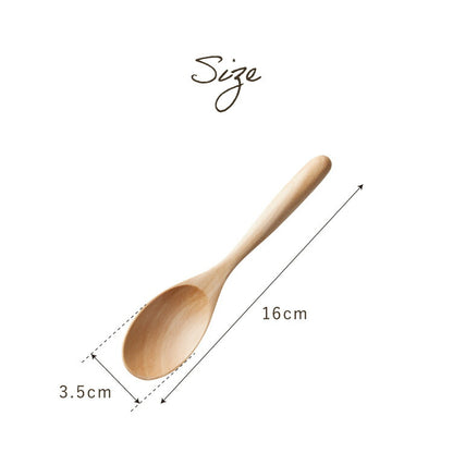 【食洗機対応】マルチスプーン 5本セット 16cm 木製 漆塗り 白木 天然木 カレー スープ スプーン おしゃれ カフェ風 ナチュラル ブラウン カトラリー 漆器 軽い 軽量 洗える 北欧(代引不可)