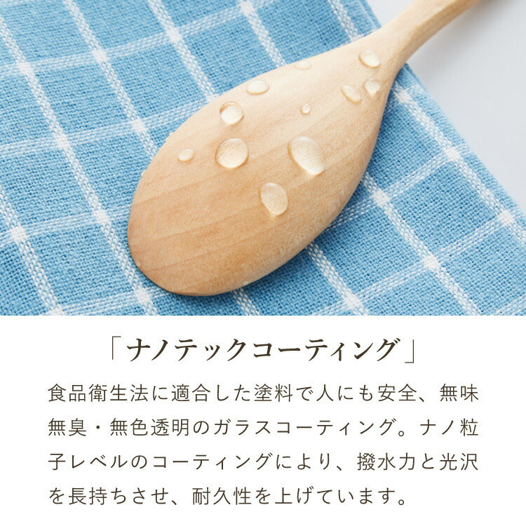 【食洗機対応】マルチスプーン 5本セット 16cm 木製 漆塗り 白木 天然木 カレー スープ スプーン おしゃれ カフェ風 ナチュラル ブラウン カトラリー 漆器 軽い 軽量 洗える 北欧(代引不可)