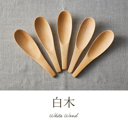 【食洗機対応】レンゲスプーン 5本セット 15.5cm 木製 漆塗り 白木 天然木 レンゲ れんげ 取り分けスプーン おしゃれ カフェ風 ナチュラル ブラウン カトラリー 漆器 軽い 軽量 洗える 北欧(代引不可)
