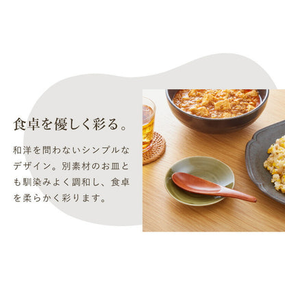 【食洗機対応】レンゲスプーン 5本セット 15.5cm 木製 漆塗り 白木 天然木 レンゲ れんげ 取り分けスプーン おしゃれ カフェ風 ナチュラル ブラウン カトラリー 漆器 軽い 軽量 洗える 北欧(代引不可)