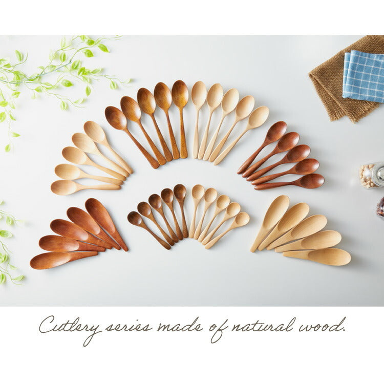 【食洗機対応】レンゲスプーン 5本セット 15.5cm 木製 漆塗り 白木 天然木 レンゲ れんげ 取り分けスプーン おしゃれ カフェ風 ナチュラル ブラウン カトラリー 漆器 軽い 軽量 洗える 北欧(代引不可)