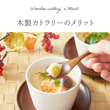 【食洗機対応】ティースプーン 5本セット 12.5cm 木製 漆塗り 白木 天然木 コーヒースプーン デザートスプーン おしゃれ カフェ風 ナチュラル ブラウン カトラリー 漆器 軽い 軽量 洗える 北欧(代引不可)【メール便配送】