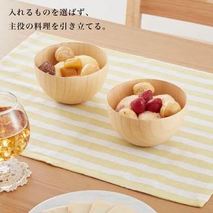 2個セット お椀 食洗機対応 木製 天然木 汁椀 ナチュラル 大和型 ボール型 モダン型 木のお椀 木の器 味噌汁椀 スープ ボウル 食器 和食 洋食 コーティング おしゃれ(代引不可)