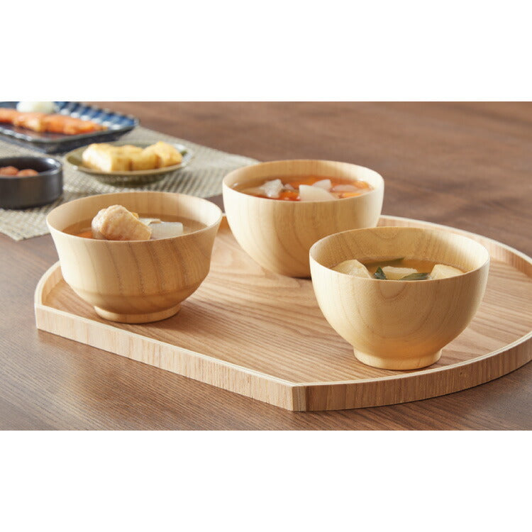 お椀 食洗機対応 木製 天然木 汁椀 ナチュラル 大和型 ボール型 モダン型 木のお椀 木の器 味噌汁椀 スープ ボウル 食器 和食 洋食 コーティング おしゃれ(代引不可)