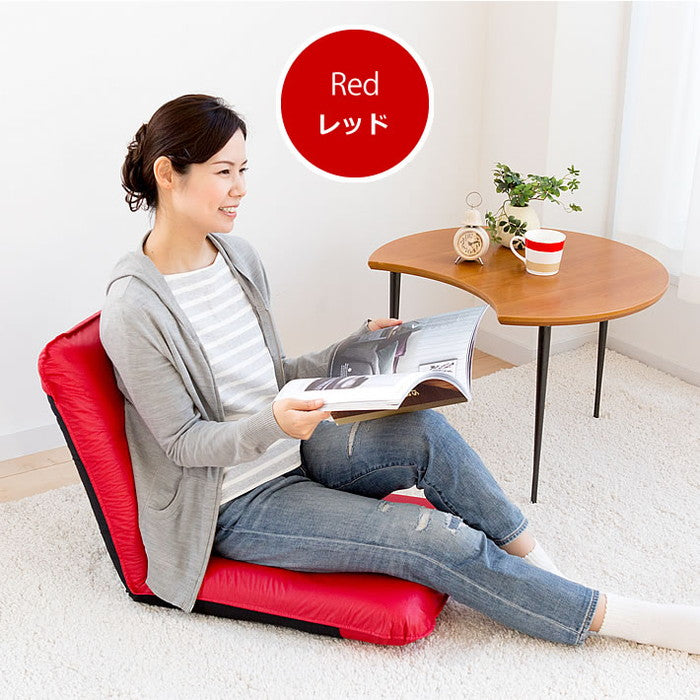 座椅子 日本製 合皮 レザー リクライニング 撥水 和座椅子 汚れ 14段階 一人掛け 1人掛け おしゃれ 北欧 ハイバック コンパクト(代引不可)