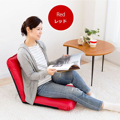 座椅子 日本製 合皮 レザー リクライニング 撥水 和座椅子 汚れ 14段階 一人掛け 1人掛け おしゃれ 北欧 ハイバック コンパクト(代引不可)