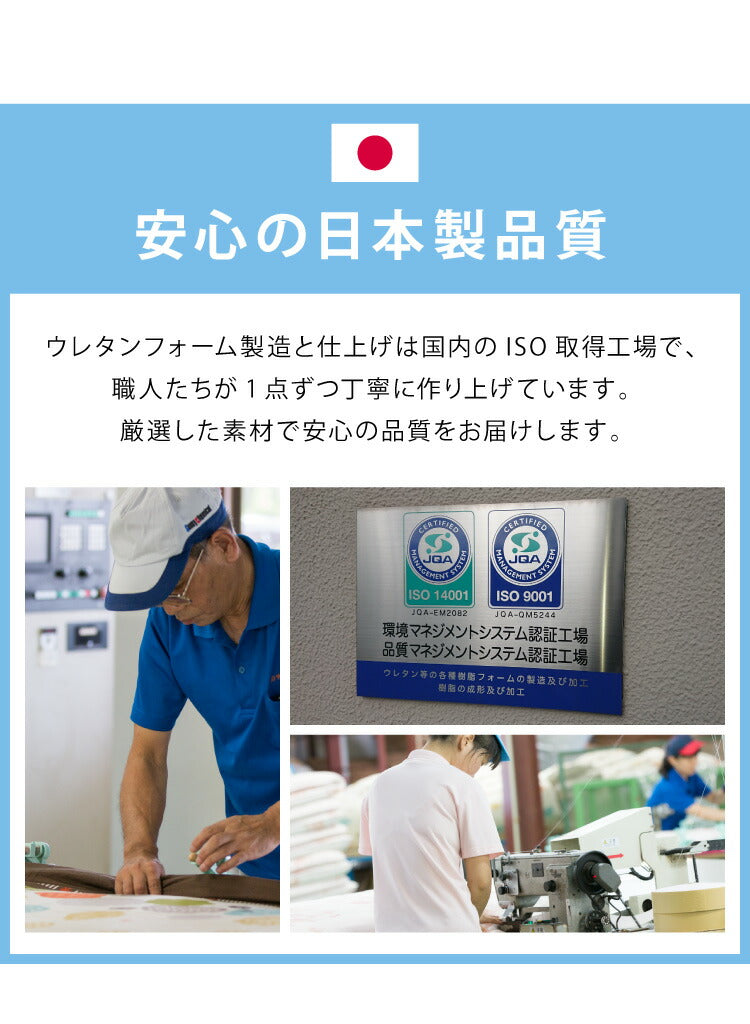 日本製 三つ折り 高弾性 高反発 マットレス シングルマット 150N かたい ウォッシャブル 軽量 トッパー ノンコイル 体圧分散 寝返り 厚さ6cm 6cm厚(代引不可)