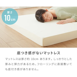 布団3点セット 日本製 マットレスタイプ 掛け布団 枕 マットレス シングル 圧縮梱包 東レ TORAY ダニゲル 抗菌 防臭 防ダニ 機能性綿 ウレタン 掛布団 敷布団 まくら シンプル おしゃれ インテリア(代引不可)