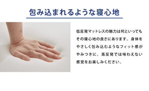 マットレス 日本製 シングル セミダブル ダブル メディカルスリーパー 低反発 厚さ4cm トッパー 60N 国産 体圧分散 腰痛 寝返り カバー 洗える オーバーレイ(代引不可)