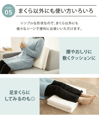 【単品】 日本製 ウレタン まくらシート 49×34 1枚 ピロー まくら 高反発 ストレートネック 枕 長方形 国産 プロファイル 体圧分散 クッション 低い 低め 薄型(代引不可)