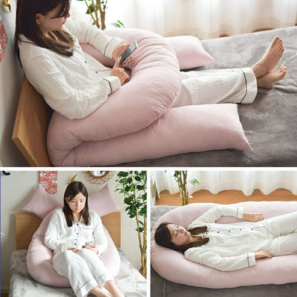 バックハグ枕 抱き枕U字 だきまくら 枕 クッション 安眠 快眠 横寝 足枕 洗える いびき防止 抱き枕 ハグ枕 仰向け 横向き 肘掛け 包み込む 寝心地 妊婦 寝姿勢 リラックス ストレス解消(代引不可)