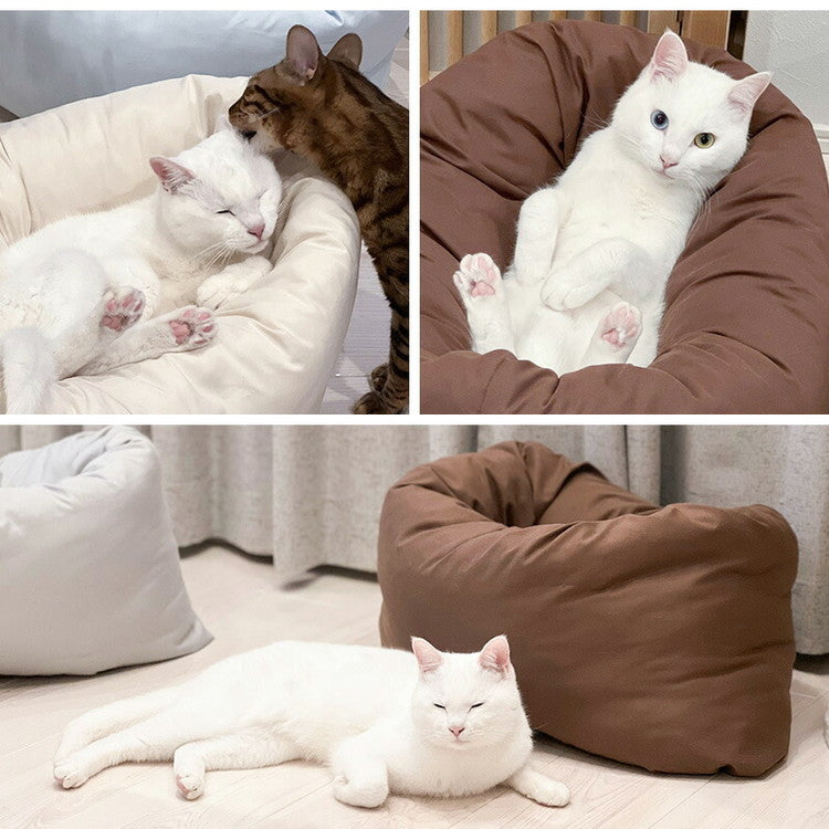 はいるにゃんシリーズ ねこの羽毛ふとん OFURO 羽毛 ニューゴールドラベル ペットベッド クッション ベッド 猫用 犬用 ペット 小型犬 洗える 犬 猫 ペットグッズ ペットマット ふわふわ ベッド(代引不可)