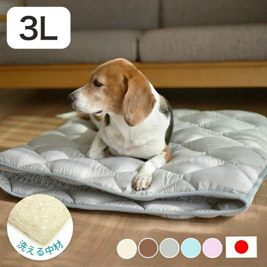 洗えるペット用敷布団 エアーアスリート 立体構造素材使用 3L 145×110cm ペットマットレス 通気性 高反発 洗える 丸洗い 速乾性 水洗い ペットマット ペット 敷布団 硬め 硬い 高反発マット(代引不可)