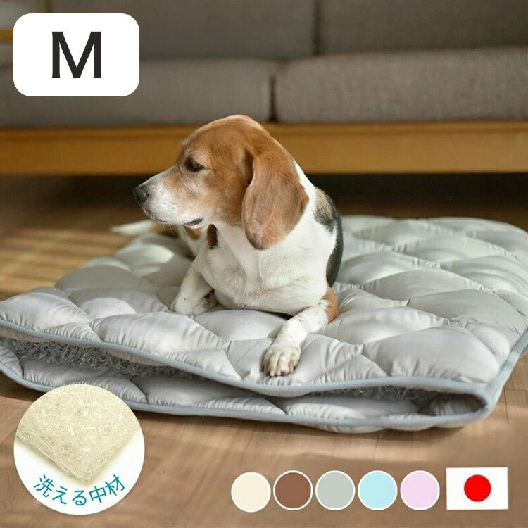 洗えるペット用敷布団 エアーアスリート 立体構造素材使用 M 75×75cm ペットマットレス 通気性 高反発 洗える 丸洗い 速乾性 水洗い ペットマット ペット 敷布団 硬め 硬い 高反発マット(代引不可)