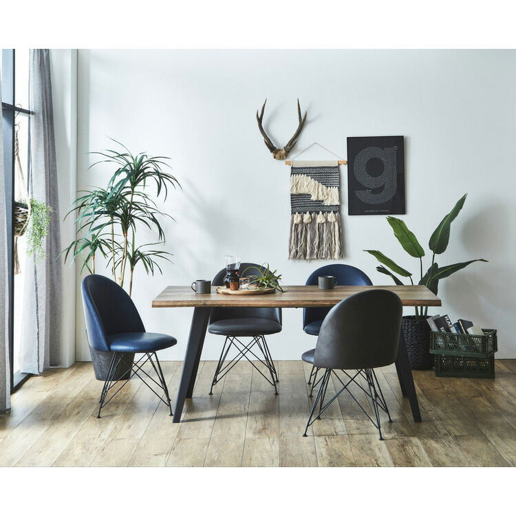 ダイニングチェア 2脚セット ネイビー グレー インテリア チェア チェアー いす イス 椅子 リビング ダイニングチェアー リビングチェア リビングチェアー シンプル モダン カフェ 食卓椅子(代引不可)