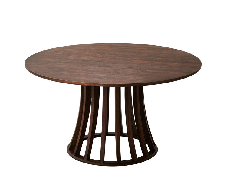 ダイニング6点セット 幅135cm 高さ71cm 円形 無垢材 インテリア チェア チェアー いす イス 椅子 リビング ダイニングチェアー リビングチェア リビングチェアー テーブル デスク 机(代引不可)