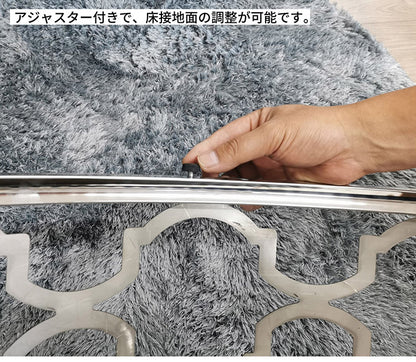 センターテーブル セラミックテーブル 幅80 おしゃれ モダン 鏡面 セラミック 耐熱 耐汚 円形 ラウンドテーブル ローテーブル ホワイト系 白 リビングテーブル(代引不可)