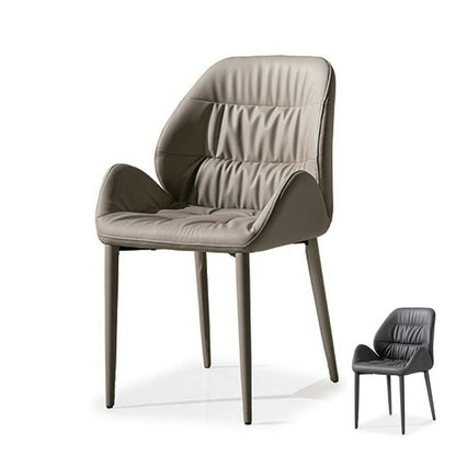 ダイニングチェア クッション レザー おしゃれ ベージュ ブラック インテリア チェア チェアー いす イス 椅子 リビング ダイニングチェアー リビングチェア リビングチェアー シンプル モダン(代引不可)