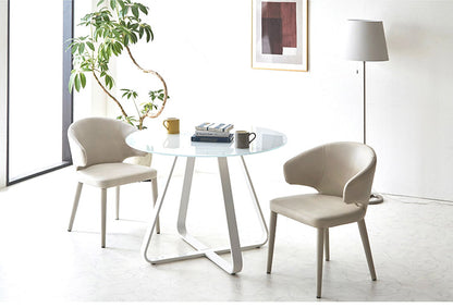 ダイニングチェア 2脚セット チェア おしゃれ シェルチェア ブラック ライトグレー PU カジュアル 椅子 イス いす リビング デスクチェア 食卓(代引不可)