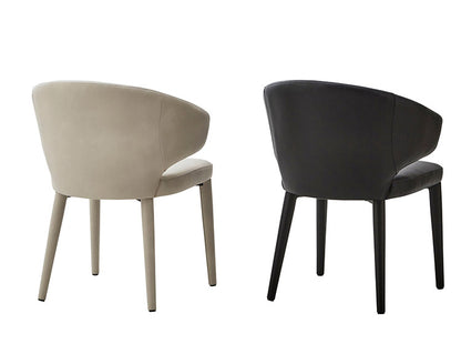 ダイニングチェア 2脚セット チェア おしゃれ シェルチェア ブラック ライトグレー PU カジュアル 椅子 イス いす リビング デスクチェア 食卓(代引不可)