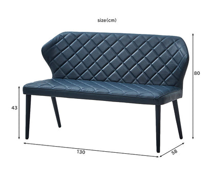 ダイニングセット ダイニング4点セット ダイニングテーブルセット 4人掛け 幅160 ホワイト 鏡面 ウォールナット ダイニング 食卓テーブル おしゃれ ダイニングベンチ ベンチ キルティング(代引不可)