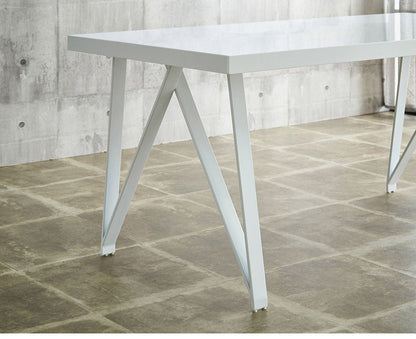 ダイニングセット ダイニング4点セット ダイニングテーブルセット 4人掛け 幅160 ホワイト 鏡面 ウォールナット ダイニング 食卓テーブル おしゃれ ダイニングベンチ ベンチ キルティング(代引不可)