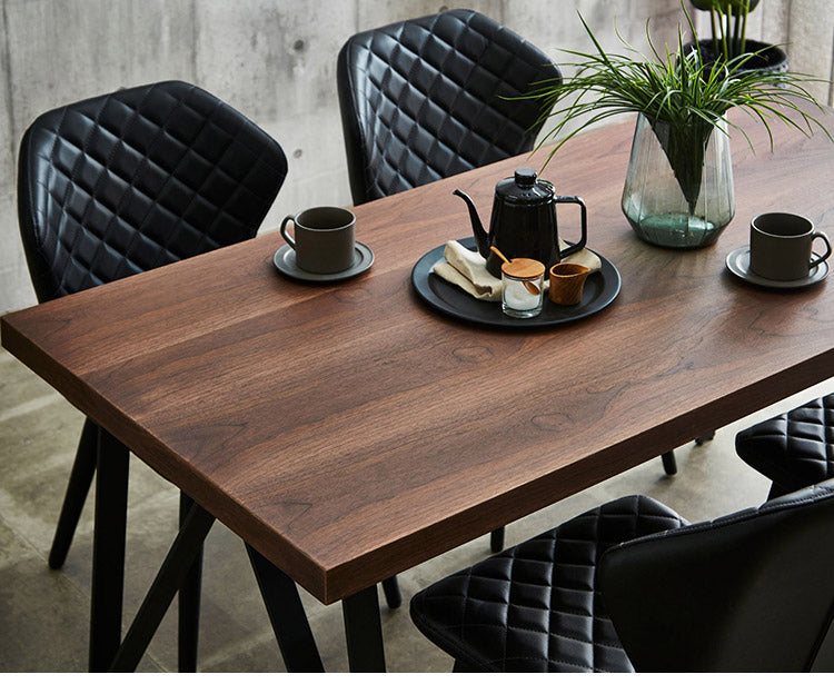 ダイニングセット ダイニング5点セット ダイニングテーブルセット 4人掛け 幅160 ホワイト 鏡面 ウォールナット ダイニング 食卓テーブル おしゃれ ダイニングチェア チェア キルティング(代引不可)