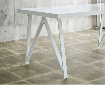 ダイニングセット ダイニング5点セット ダイニングテーブルセット 4人掛け 幅160 ホワイト 鏡面 ウォールナット ダイニング 食卓テーブル おしゃれ ダイニングチェア チェア キルティング(代引不可)