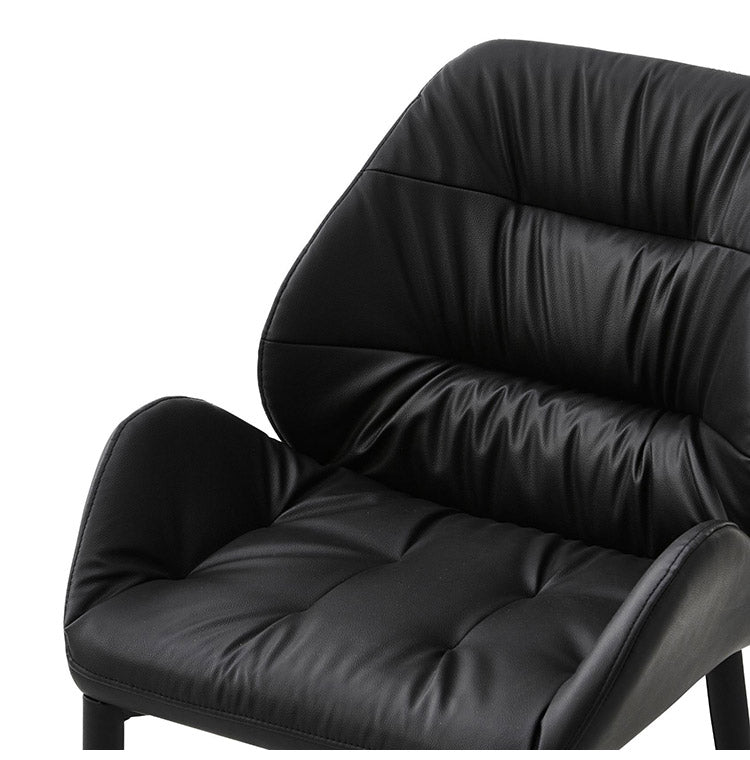 ダイニングチェア 2脚セット チェア おしゃれ シェルチェア ブラック ベージュ PU カジュアル 椅子 イス いす リビング デスクチェア 食卓(代引不可)