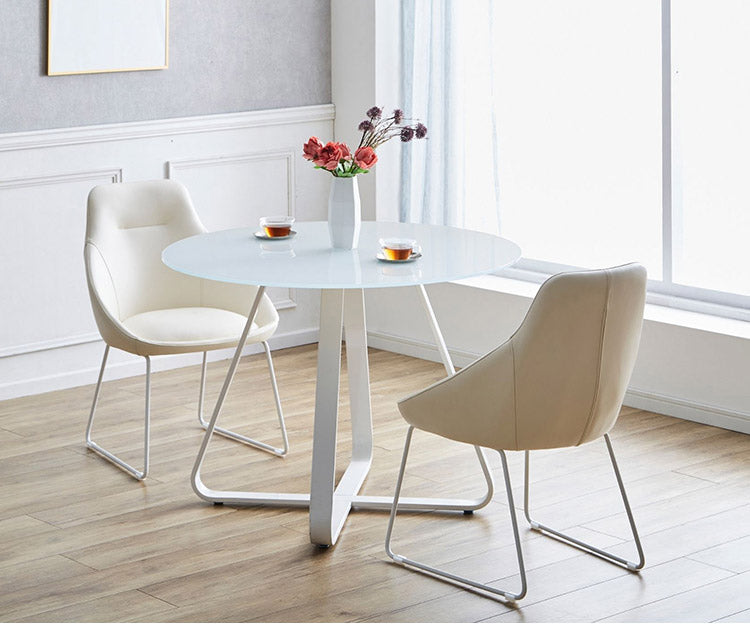 ダイニングチェア 2脚セット チェア おしゃれ シェルチェア アイボリー ピンク PU カジュアル 椅子 イス いす リビング デスクチェア 食卓(代引不可)