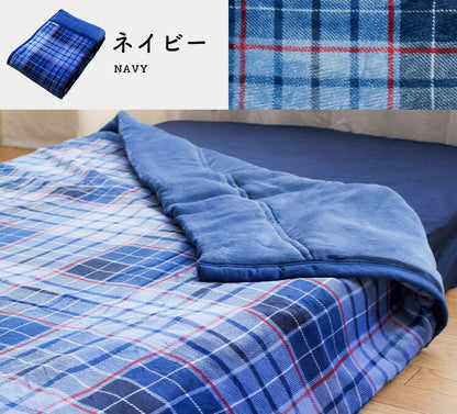 4層毛布 わた入りブランケット シングル Jullyadams 吸湿発熱 シンサレート 洗える 掛け布団 掛ふとん 掛布団 冬 あったか 暖かい 静電気防止 保温