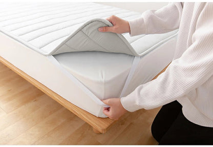 テイジン V-Lap(R) ベッドパッド シングル 約100×200cm しっかりベッドパッド 日本製 綿ニット 軽量 体圧分散 オーバーレイ 綿ニット ベット パット 敷きパッド マット TEIJIN V-LAP 国産