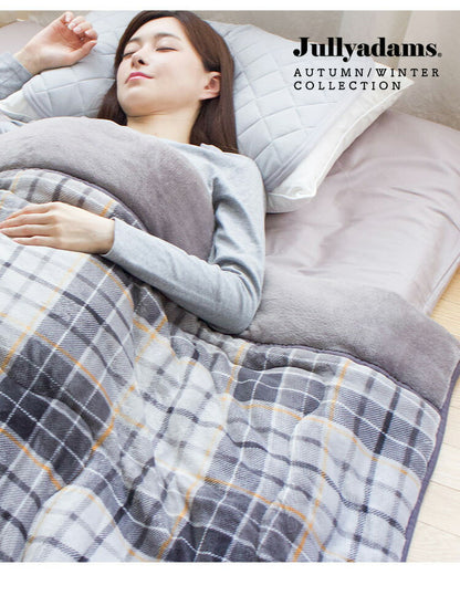 掛け布団 ダブルロング Jullyadams 吸湿発熱 シンサレート 掛ふとん 掛布団 毛布 あったか 冬 暖かい ジュリーアダムス 保温 洗える 洗濯OK 静電気防止