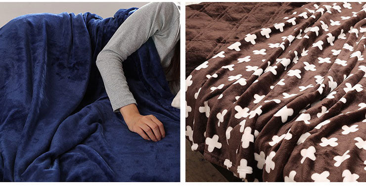 毛布 セミダブル 160×200cm クロス柄 ブランケット クッション ひざ掛け 高密度マイクロファイバー 静電気抑制 あったか かわいい おしゃれ モダン 北欧 韓国インテリア 保温 冬 ギフト プレゼント