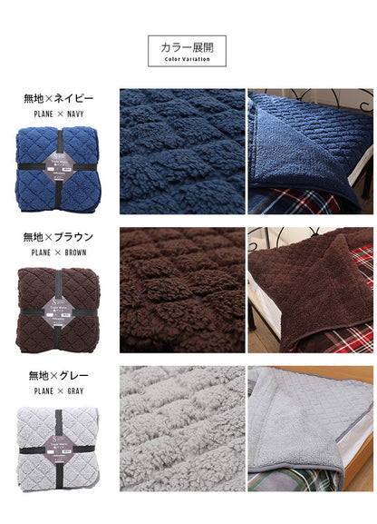 敷パッド ダブル 140×205cm 無地 Jullyadams TripleWarm敷パッド わた増量 ベッドパッド ジュリーアダムス トリプルウォーム