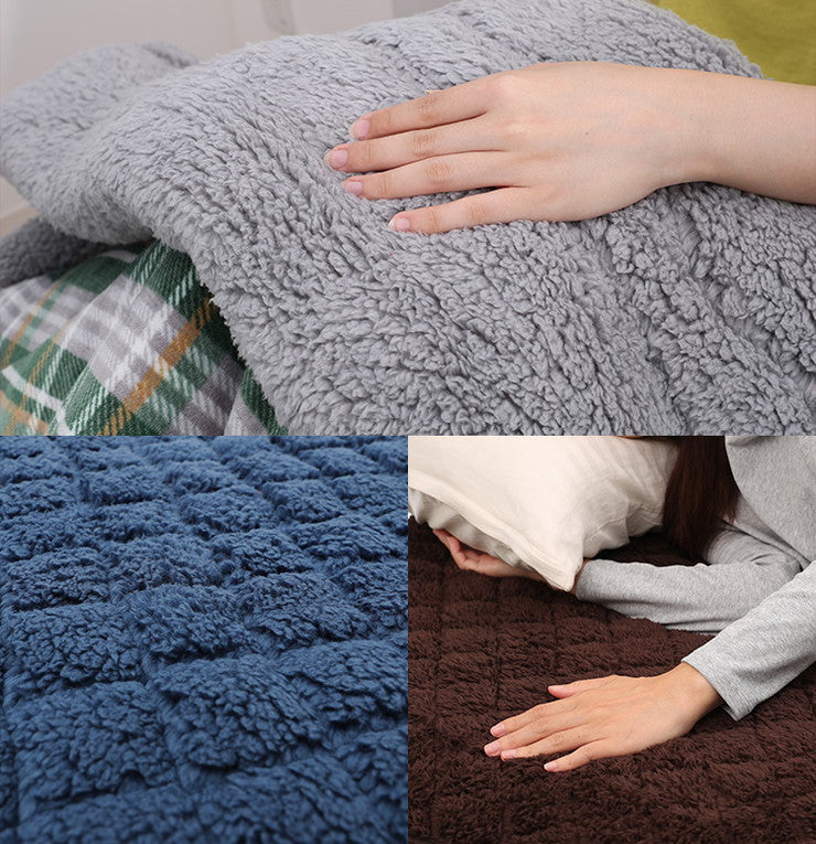 敷パッド ダブル 140×205cm 無地 Jullyadams TripleWarm敷パッド わた増量 ベッドパッド ジュリーアダムス トリプルウォーム