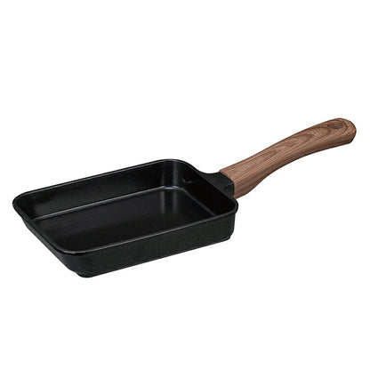 IH対応 ミニ 玉子焼き MC 調理器具 おしゃれ シンプル セラミック加工 汚れにくい 注ぎ口付き 木調 持ちやすい CBジャパン シービージャパン