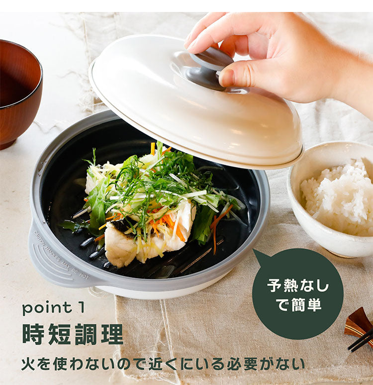 シービージャパン COPAN レンジグリル 電子レンジ調理 レンジ 食洗機 食器乾燥機 焼き目 鍋 時短調理(代引不可)