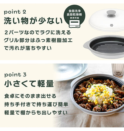 シービージャパン COPAN レンジグリル 電子レンジ調理 レンジ 食洗機 食器乾燥機 焼き目 鍋 時短調理(代引不可)