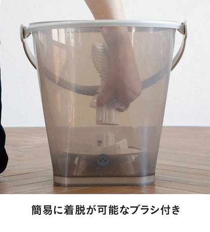 【2024年 最上位モデル！】ブラッシュボーイ Pro 小型洗濯機 バケツ 2水流 らくらく排水 TOM-12 Pro 洗濯容量600g 4.7kg 持ち運び可能 小物 分け洗い 予洗い 野菜洗い ベビー用品(代引不可)